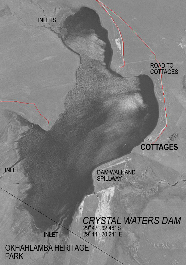 Crystal Waters Trout Fishing Underberg. 30 HA trout fishing dam in the Underberg district.